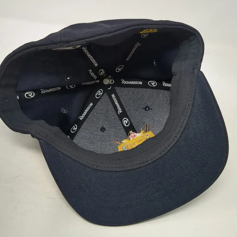 Richardson Baseball Cap Black One Size American Legion Umpire Fitted Hat